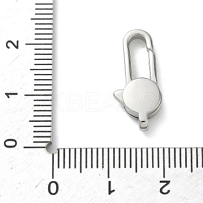 304 Stainless Steel Lobster Claw Clasps LS-STAS-P423-04P-1