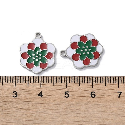 304 Stainless Steel Pendants STAS-C083-12P-02-1