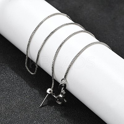 Brass Venetian Chain NJEW-E151-04P-1