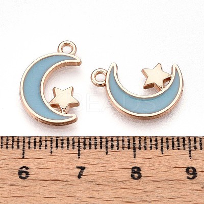 Alloy Enamel Pendants ENAM-T022-09A-1