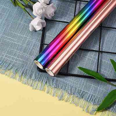 2 Rolls 2 Colors A4 Hot Stamping Foil Paper DIY-SZ0002-80-1