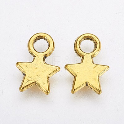 Tibetan Style Alloy Charms LS-TIBEP-A123046-AG-FF-1