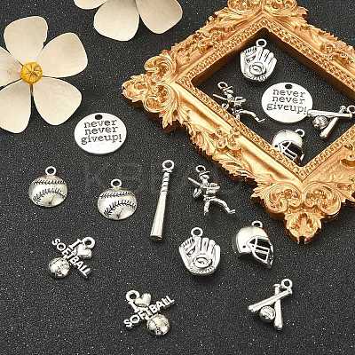 16Pcs 8 Style Tibetan Style Alloy Pendants Sets TIBEP-YW0001-41-1