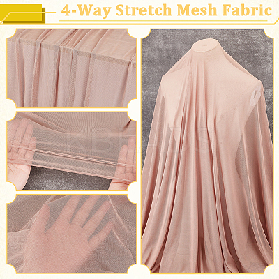 Polyester Stretch Fabric DIY-WH0110-05A-1
