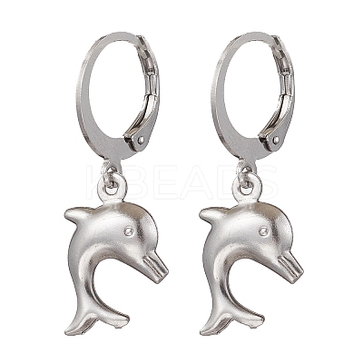 304 Stainless Steel Leverback Earrings EJEW-JE06303-1