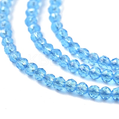 Glass Beads Strands G-K185-16F-1