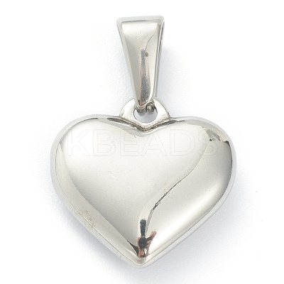 304 Stainless Steel Pendants STAS-P278-01W-P-1