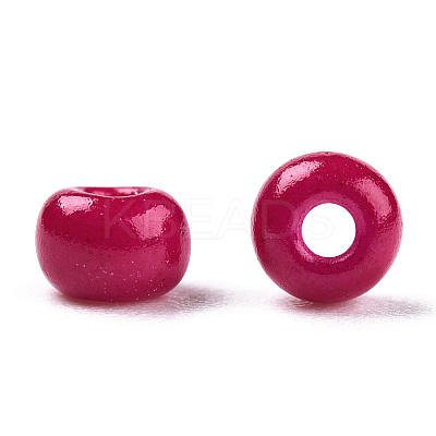 8/0 Baking Paint Glass Seed Beads SEED-R051-07B-03-1