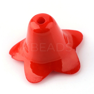 Opaque Acrylic Beads X-SACR-Q149-C07-1
