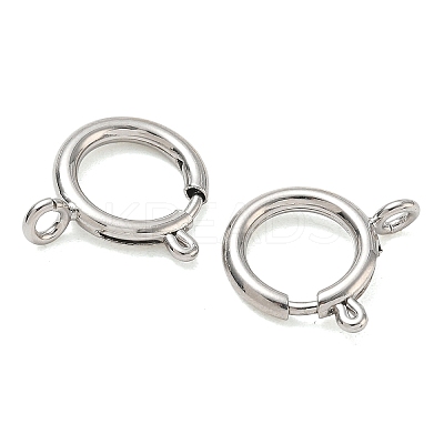 Brass Spring Ring Clasps KK-CBA1AE8-05E-P-1