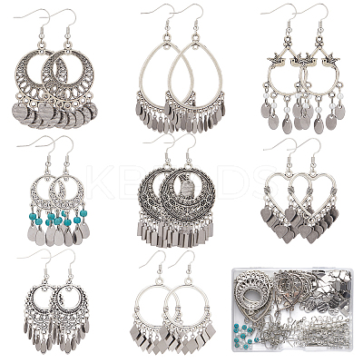 DIY Bohemia Earring Making Including DIY-SC0022-45-1