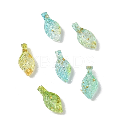 Transparent Acrylic and Gold Foil Pendants AC-CBAF9C1-04A-05-1