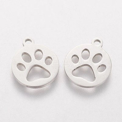 Non-Tarnish 304 Stainless Steel Charms STAS-Q201-T065-1