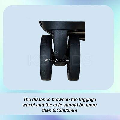 18Pcs Silicone Luggage Wheels Protectors Cover FIND-OC0013-86B-1