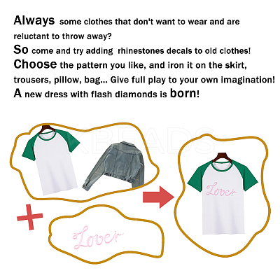 Glass Hotfix Rhinestone DIY-WH0303-228-1