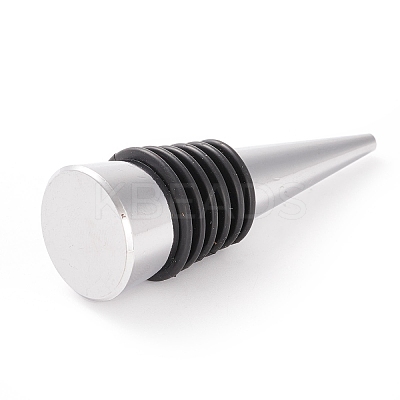 Alloy Wine Bottle Stoppers DIY-D058-02P-1