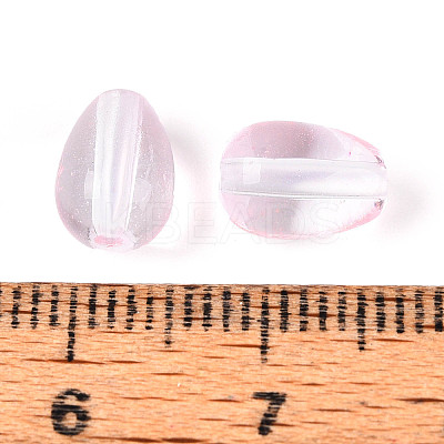 Baking Paint Transparent Glass Beads DGLA-N014-10K-1