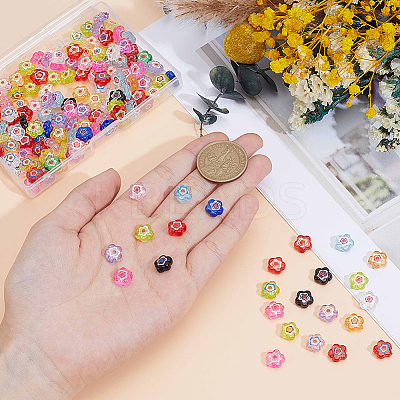 180Pcs Transparent Acrylic Beads OACR-PA0001-54-1