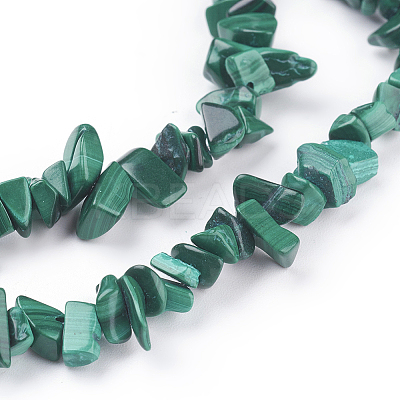 Natural Malachite Beads Strands X-G-F079-02-1
