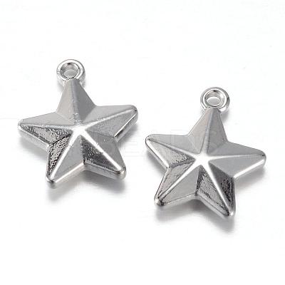 Tarnish Resistant 201 Stainless Steel Charms STAS-G081-09P-1