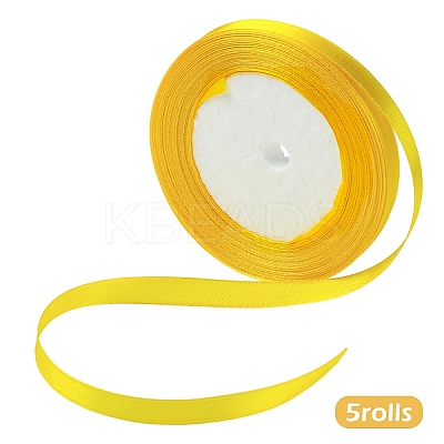 5 Roll Single Face Satin Ribbon SRIB-YW0001-03B-1