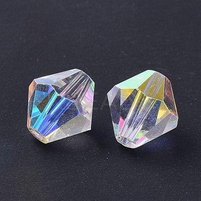Imitation Austrian Crystal Beads SWAR-F022-10x10mm-540-1