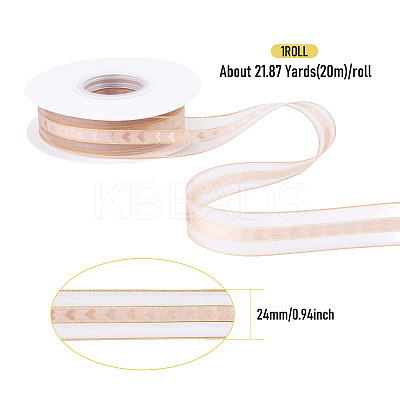 Polyester Lace Ribbon OCOR-TADJ0001-07F-1