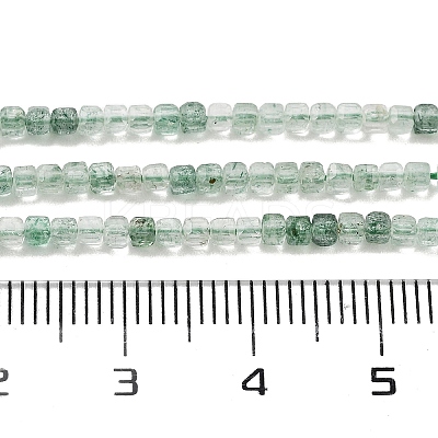 Natural Green Strawberry Quartz Beads Strands G-H042-B11-01B-1