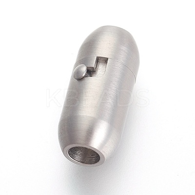 Tarnish Resistant 304 Stainless Steel Locking Tube Magnetic Clasps STAS-F194-14P-1