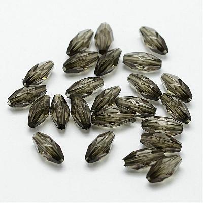 Transparent Acrylic Beads PLRC6x12mm45-1-1