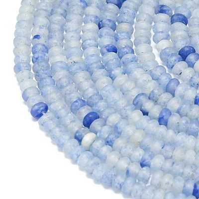 Natural Blue Aventurine Beads Strands G-P575-A02-4x2mm-03-1