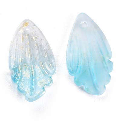Transparent Glass Pendants GLAA-H102-B06-1