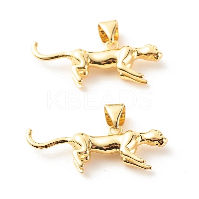 Brass Pendants KK-P208-13G-RS-1