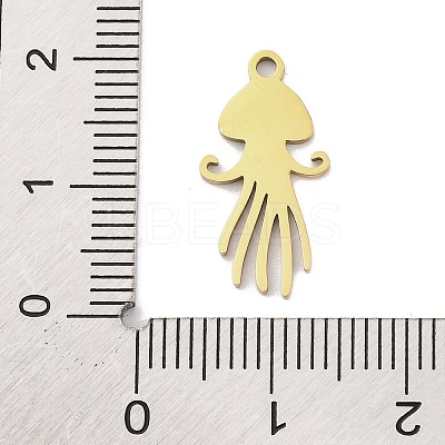 201 Stainless Steel Pendants STAS-U016-08G-04-1