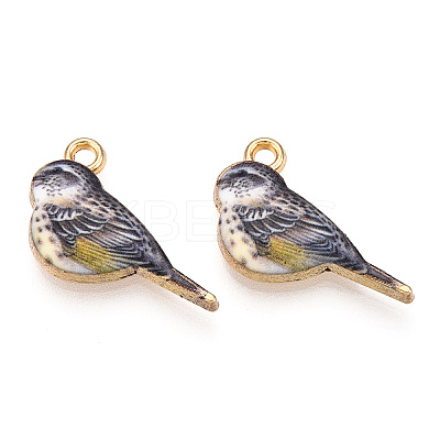 Printed Alloy Pendants ENAM-N056-205G-1