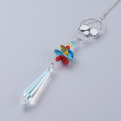 Crystals Chandelier Suncatchers Prisms LS-AJEW-G025-F07-1