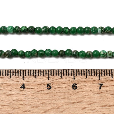 Natural Regalite/Imperial Jasper/Sea Sediment Jasper Beads Strands G-K317-A17-01A-1