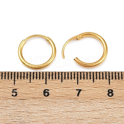 925 Sterling Silver Hoop Earrings LS-STER-B008-01A-G-1
