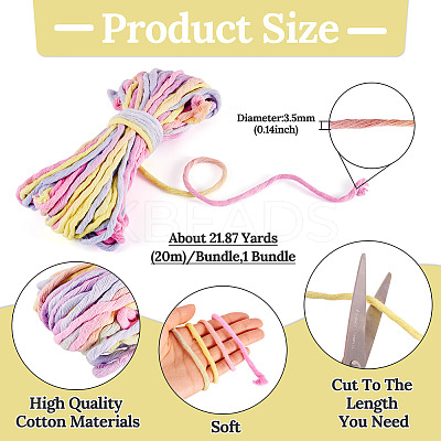 Gradient Color Cotton Cord OCOR-TAC0021-11C-1