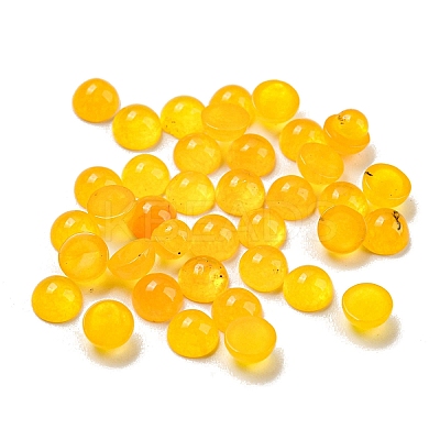 Natural White Jade Dyed Cabochons G-H309-03-20-1
