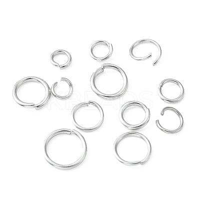 865Pcs 12 Styles 304 Stainless Steel Open Jump Rings STAS-YW0002-60-1