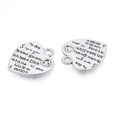 Tibetan Style Alloy Pendants TIBEP-N012-12-1