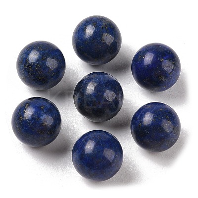 Natural Lapis Lazuli No Hole Sphere Beads G-K353-04B-10-1