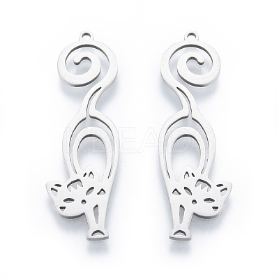 Non-Tarnish 201 Stainless Steel Pendants STAS-N090-LA930-1-1