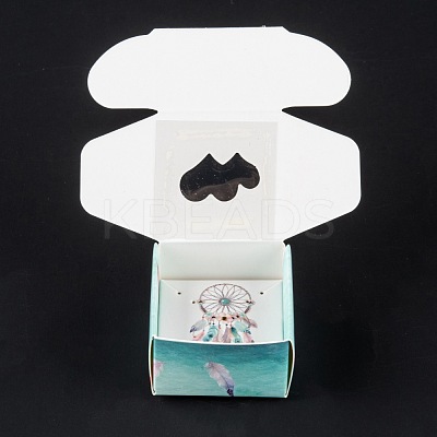 Rectangle Foldable Creative Kraft Paper Gift Box CON-B002-07A-02-1