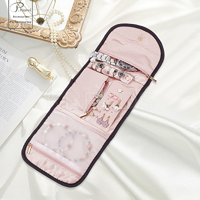 Foldable Brocade & Polyester Fabric Jewelry Storage Bags ABAG-WH0048-01-1