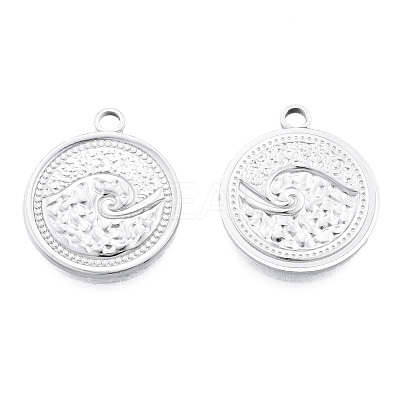 Non-Tarnish 201 Stainless Steel Pendants STAS-N098-248P-1