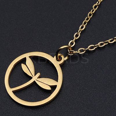 201 Stainless Steel Pendant Necklaces NJEW-S105-JN586-40-2-1