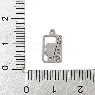 304 Stainless Steel Charms X-STAS-G355-07P-1