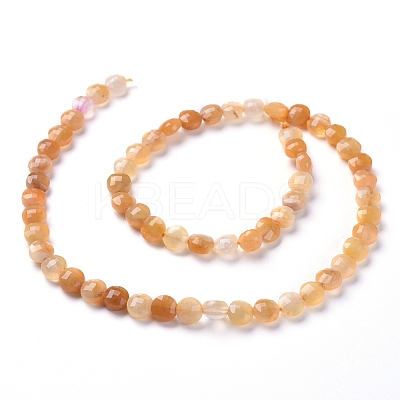 Natural Yellow Aventurine Beads Strands G-L538-019A-1
